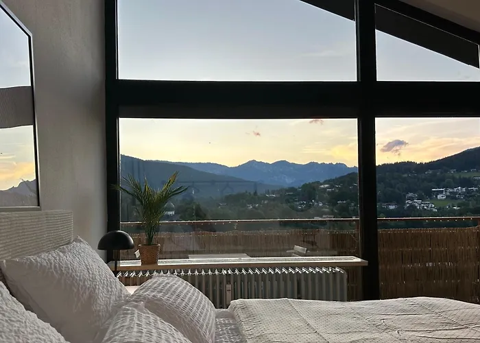 Flow Living I 118qm Design Maisonette Mit Watzmannblick I Pool